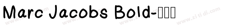 Marc Jacobs Bold字体转换
